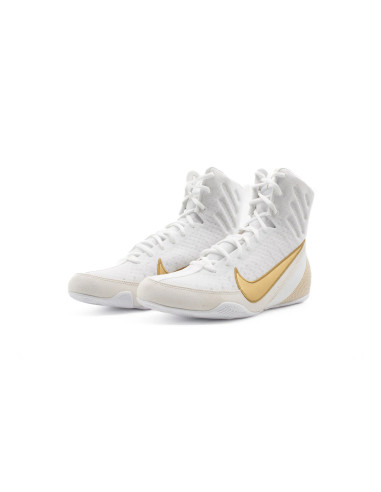 Buy Nike Machomai 3 boxing shoes in white/gold in Switzerland