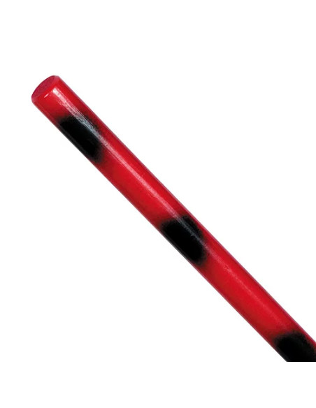 Bastone Escrima Rosso/Nero 65cm: Ideale per Ju Jutsu e altro