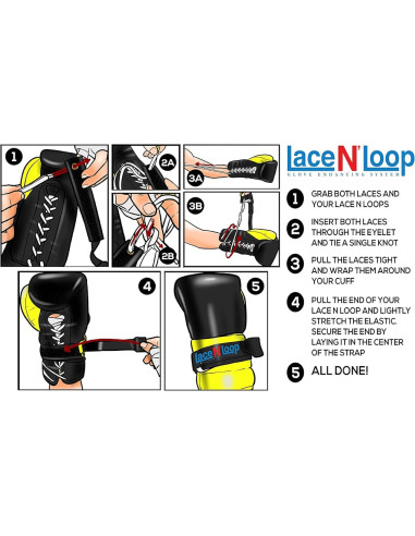 Converter für geschnürte Boxhandschuhe Lace to Strape