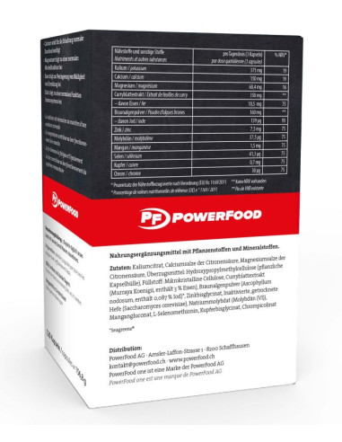Powerfood One: Sport Minerals for your active lifestyle