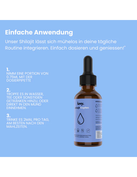 Gouttes de Shilajit : Naturelles et végétaliennes de Suisse