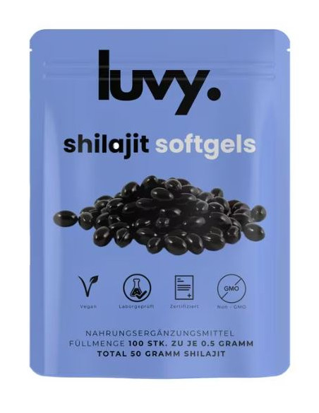 Achetez des capsules molles Shilajit auprès de détaillants suisses