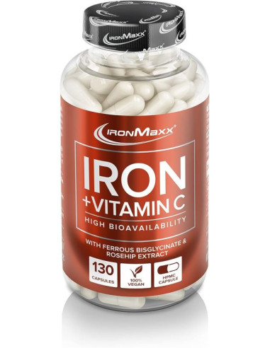 Fer et vitamine C d'Ironmaxx pour plus d'énergie et de performance