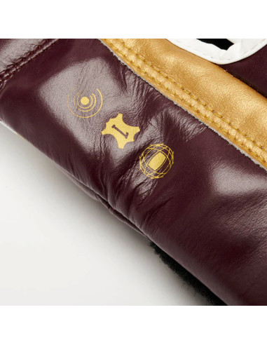 Look vintage et puissance des gants de boxe Leone Shock X