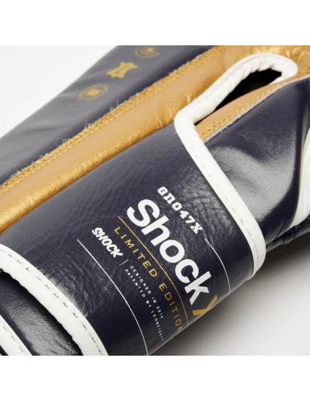Leone Shock X Boxhandschuhe Blue GN047X