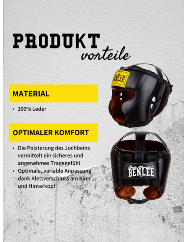 Casque en cuir de haute qualité de BENLEE : sécurité & style réunis