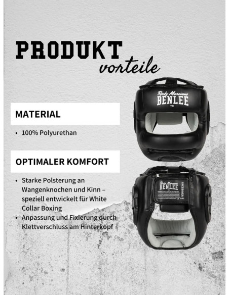 Benlee protection de la tête avec protection du nez - Facesaver acheter en ligne