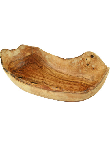 Vivi Soaps Rustikale Obstschale aus Olivenholz 25-29cm