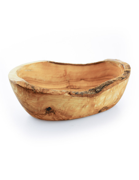 Porte-savon rustique en bois d'olivier : Unique & Robuste