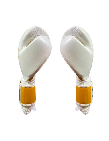 Cleto Reyes Boxhandschuhe Sparring CE6 Weiss/Gold