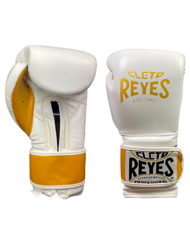 Cleto Reyes Boxhandschuhe Sparring CE6 Weiss/Gold