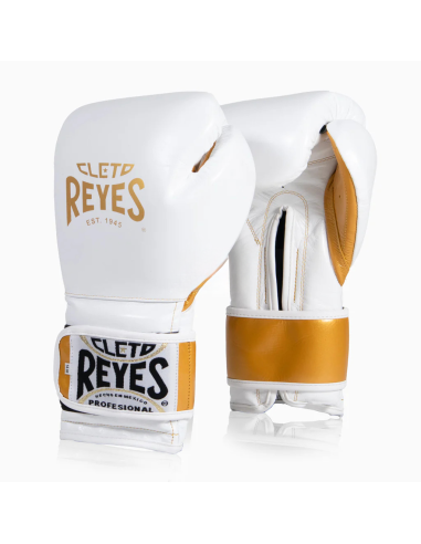 Cleto Reyes Boxhandschuhe Sparring CE6 Weiss/Gold