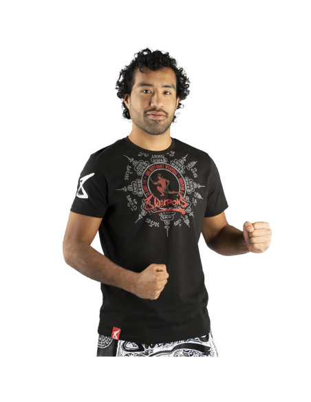 T-shirt 8 WEAPONS Eight Ways Yant Noir – Style Muay Thai