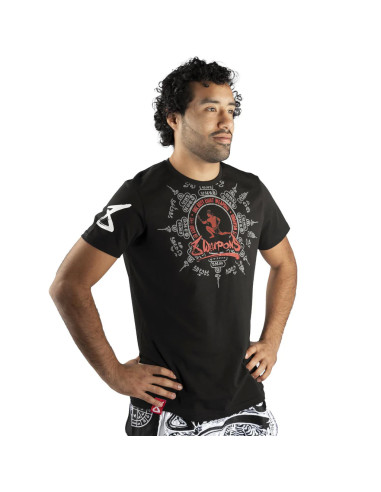T-shirt 8 WEAPONS Eight Ways Yant Noir – Style Muay Thai