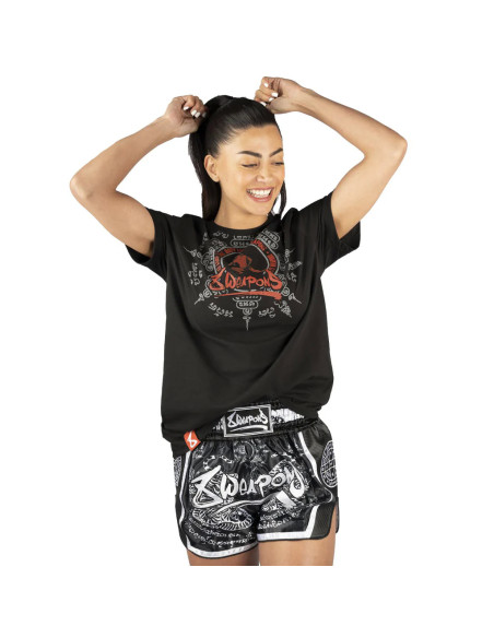 T-shirt 8 WEAPONS Eight Ways Yant Noir – Style Muay Thai