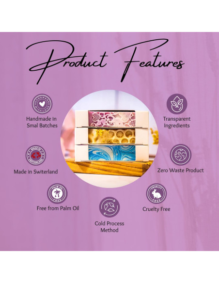 Clarifying detox soap with healing clay and activated charcoal