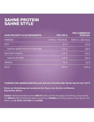 Ironmaxx Cream Protein 500g