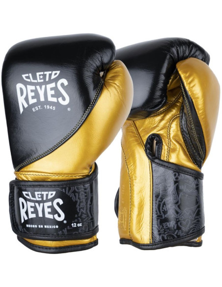 Cleto Reyes Hochpräzisionstraining Boxhandschuhe CE7 Schwarz-Gold