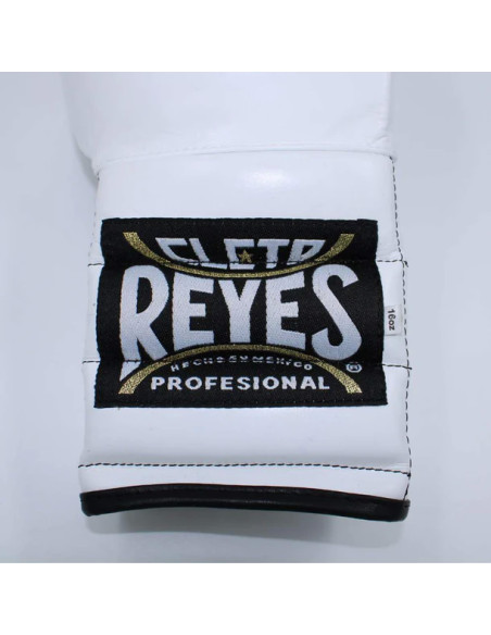 Gants de boxe Cleto Reyes CE4 blancs à lacets