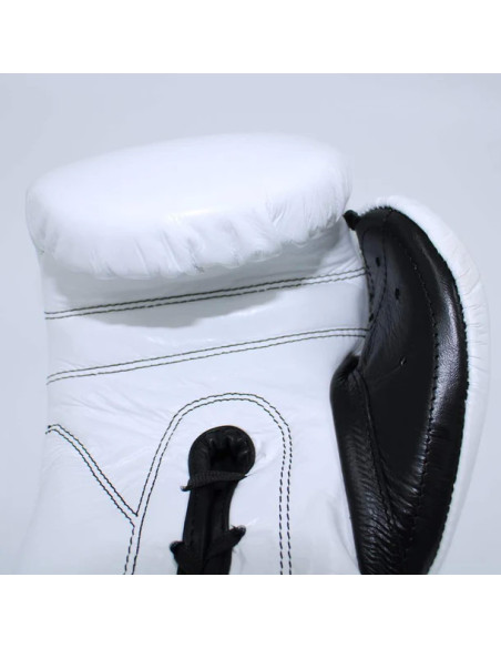 Gants de boxe Cleto Reyes CE4 blancs à lacets