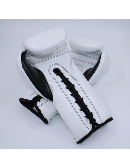 Gants de boxe Cleto Reyes CE4 blancs à lacets