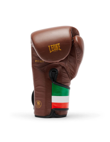 Qualité italienne : Gants de boxe en cuir Leone Italy en noir