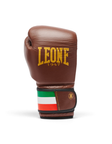 Qualité italienne : Gants de boxe en cuir Leone Italy en noir