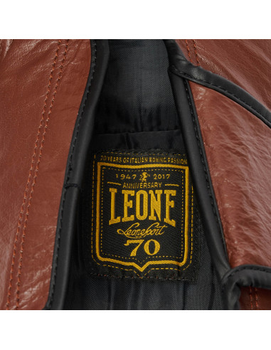 Qualité italienne : Gants de boxe en cuir Leone Italy en noir