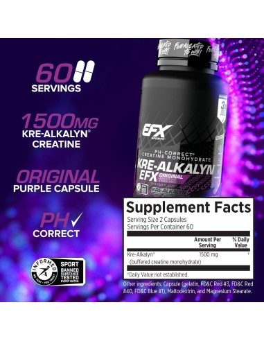 Gain de force garanti : Acheter EFX Kre-Alkalyn 3000