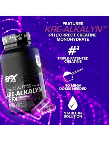 Gain de force garanti : Acheter EFX Kre-Alkalyn 3000