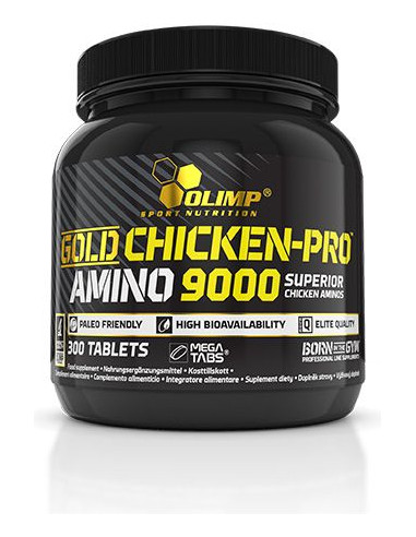 More muscles with Olimp Gold Chicken-Pro Amino 9000 Tabs