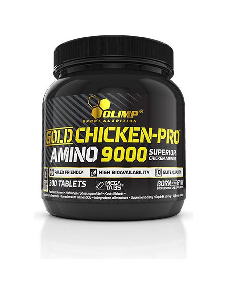 More muscles with Olimp Gold Chicken-Pro Amino 9000 Tabs
