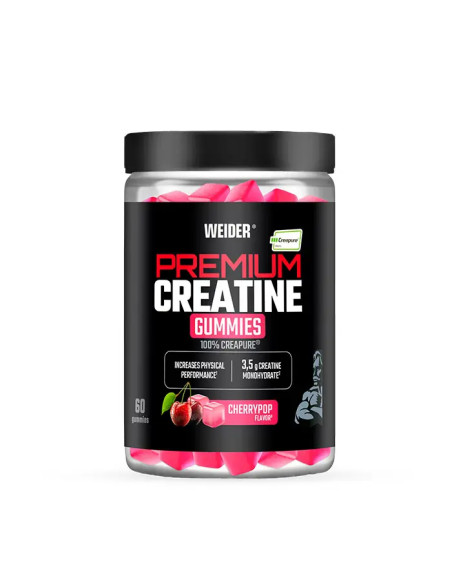 Weider Premium Créatine Gummies – 60 pièces | 3g Creapure par portion