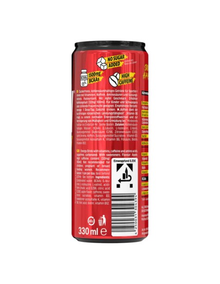 Power & flavour: The ALL STARS Energy BCAA Drink with orange flavouring