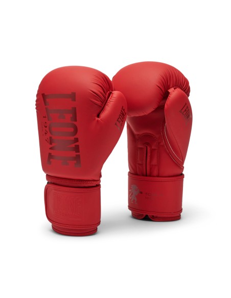 Guantoni da boxe Leone Tone X rosso per principianti