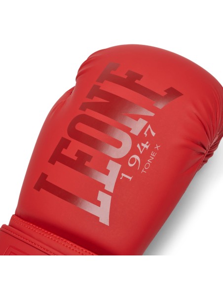 Guantoni da boxe Leone Tone X rosso per principianti