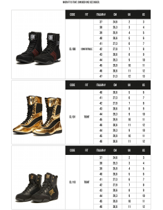 Bottes de boxe Hermes noir/doré - Leone à acheter en magasin spécialisé 2