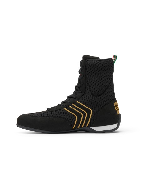 Hermes boxing boots in black/gold - Leone buy in a specialist shop