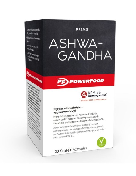 PowerFood Prime Ashwagandha for mental strength and focus