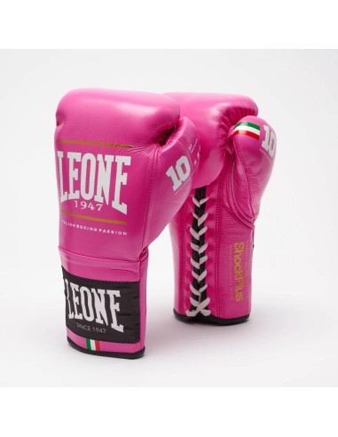 Leone Shock Plus Pink Boxing Gloves Laced Women