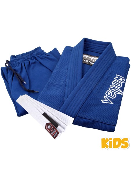 Venum Contender Kinder BJJ Gi Royal Blau