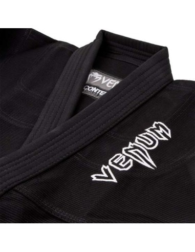 Venum Contender Kids BJJ Gi in black with white belt