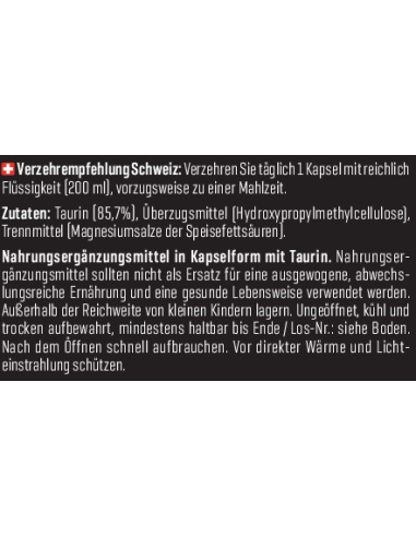 Body Attack Taurine 3000 60 pcs