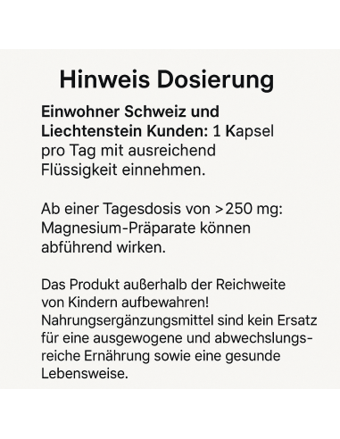 Acheter des gélules de magnésium - Weider Nutrition dans la boutique en ligne suisse