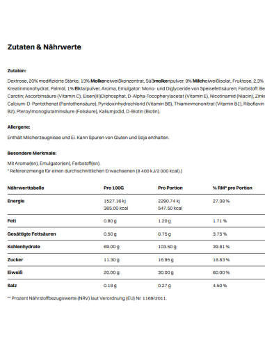 WEIDER® Mega Mass 4000: Buy your shake for muscle building