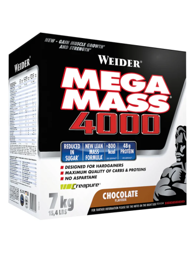 WEIDER® Mega Mass 4000: Buy your shake for muscle building