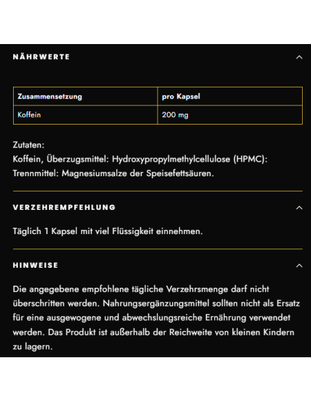 Caffein Boost - Acheter des comprimés de caféineGN Laboratories en ligne