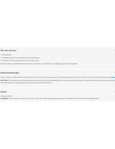 Power-Up with 100% L-Glutamine from BioTech USA