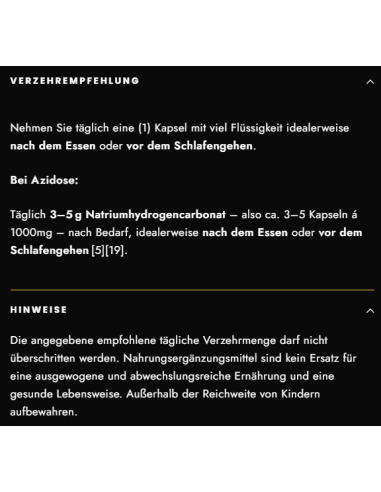 Sodium bicarbonate - GN Laboratories - buy in Swiss online shop