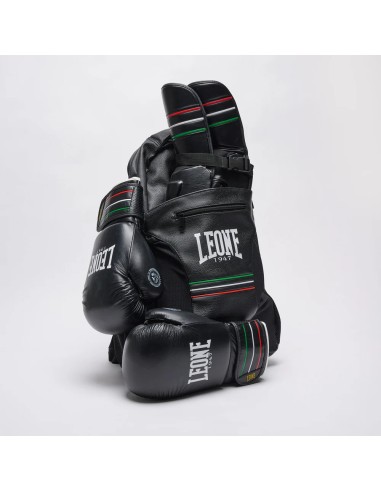 Flag backpack AC954 by Leone with mesh and front pocket